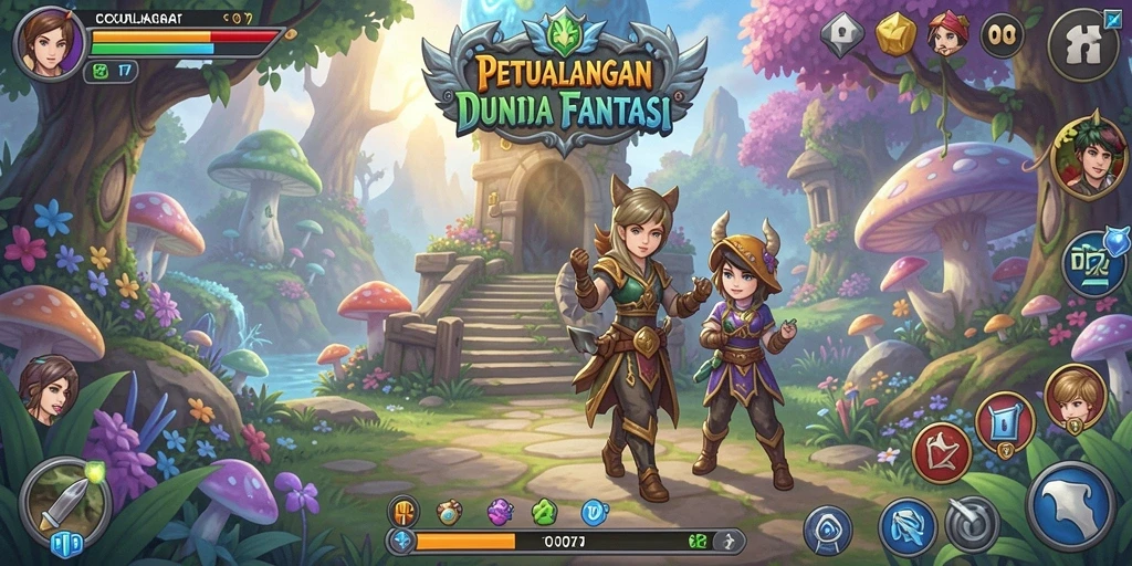 Gameplay mendebarkan dalam dunia petualangan COO77.