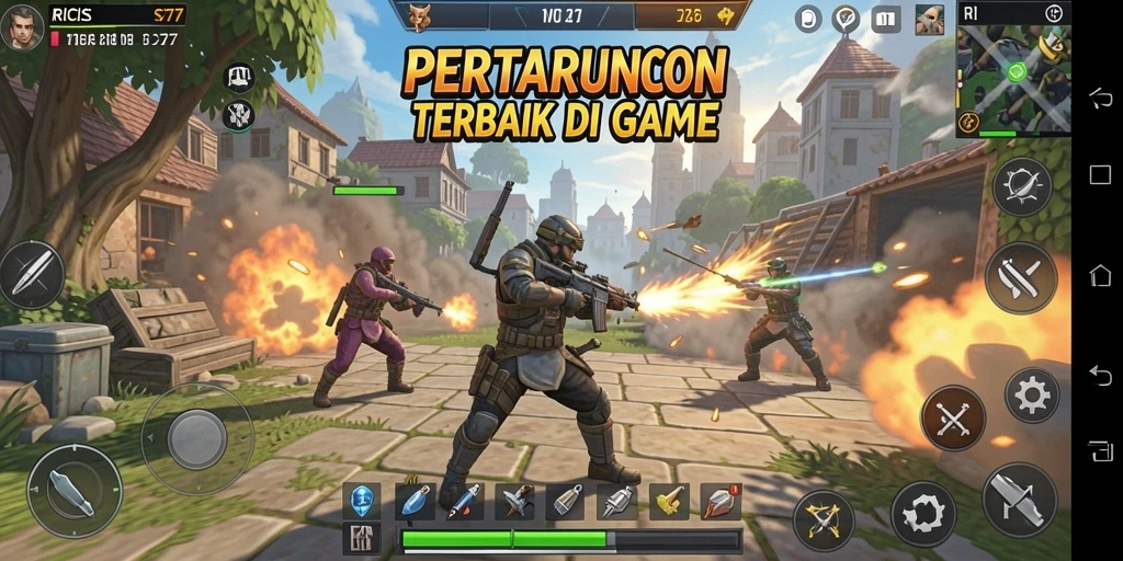 Tampilan gameplay RICIS77 yang seru dan mendebarkan.